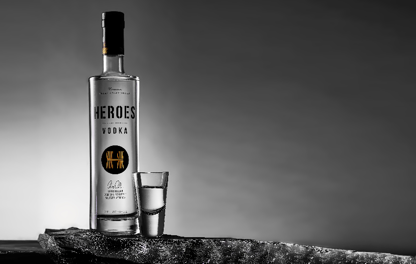 Heroes Vodka designed by RRD Creative pledges profits to UK armed forces