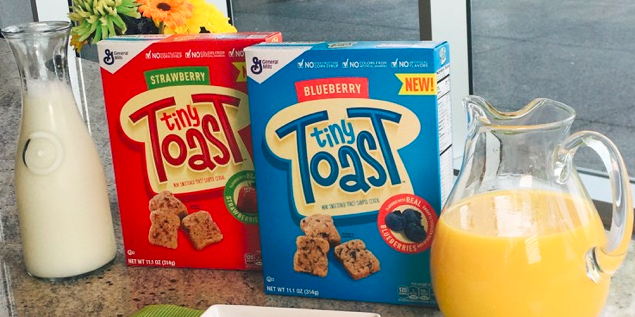 Tiny Toast takes its campaign launch way outside the (cereal) box