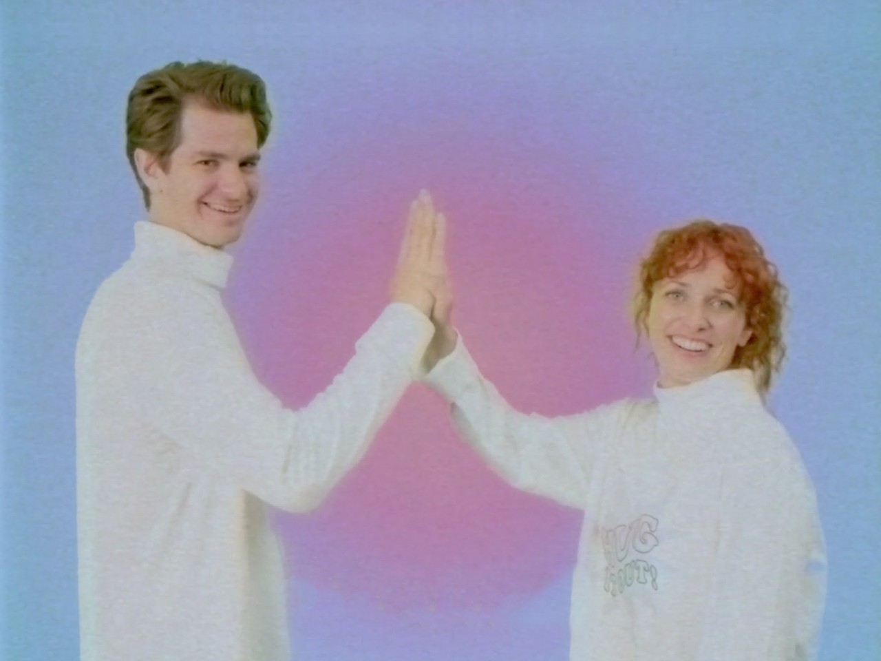 Andrew Garfield gives awkward hugs in new PSA