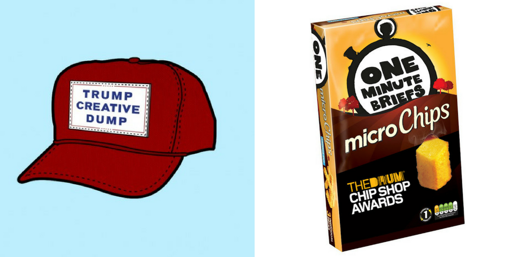 The Drum and One Minute Briefs want your Donald Trump spoof ads: There's a Chip Shop Award up for grabs