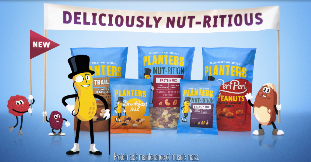 Mr Peanut makes UK ad debut in Planters campaign that highlights its ‘Nut-tricious’ side