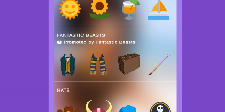 Warner Bros debuts Twitter's Promoted Stickers in the UK for Fantastic Beasts and Where to Find Them