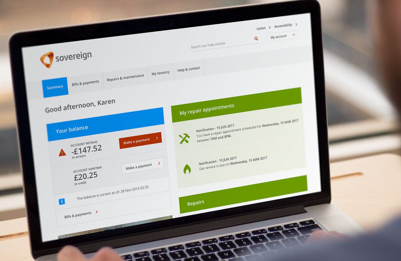 Sovereign Housing launches AA compliant customer portal with MMT